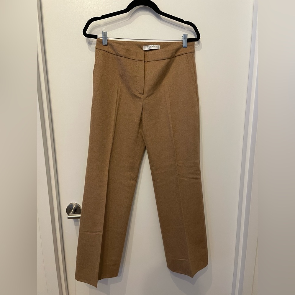 Max Mara camel hair pant